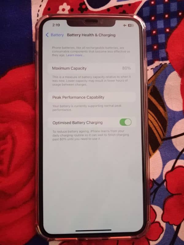 iPhone X smax 64gb lla 80 battery health JV non PTA 6