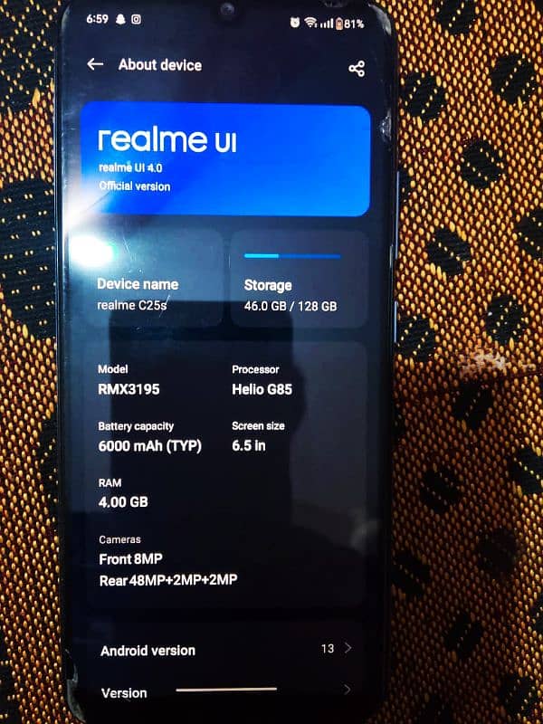 Realme C25s 4/128 2