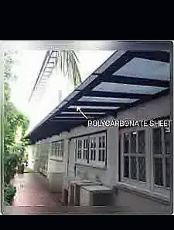 polycarbonate Sheets/shade for cars or Plants/ polycarbonate sheds 4