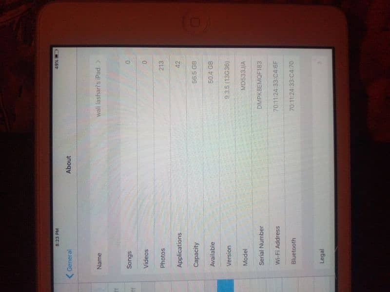 Ipad 64 GB 5