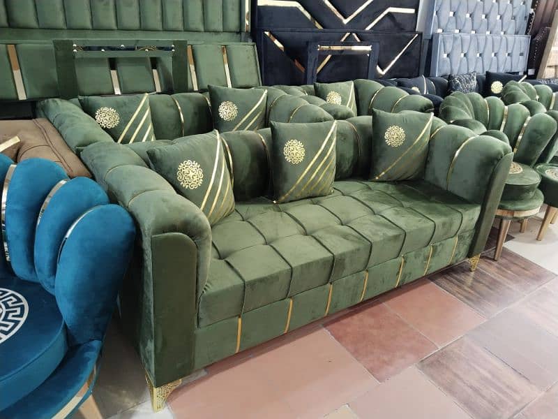 Corner Sofa / L shape corner sofa / 3,2,1 six seated sofa / 17