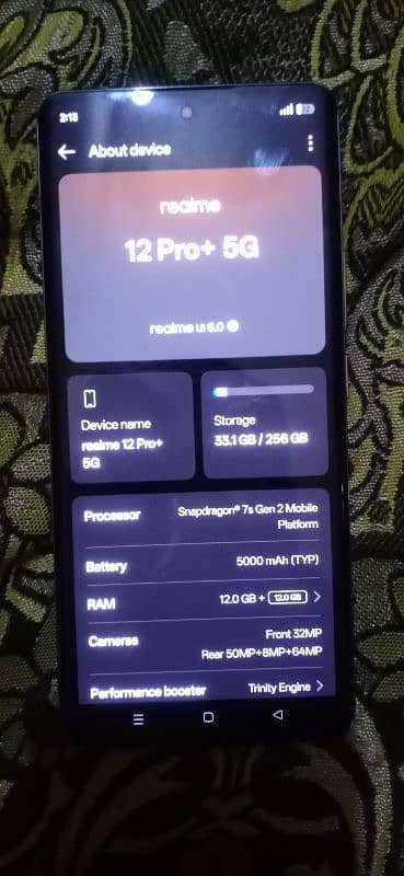 realme 12 pro+ 5G. . . . . . 12+12/256gb 2