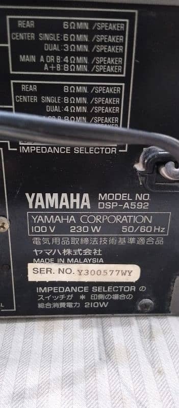 Yamaha DSP-A592 2