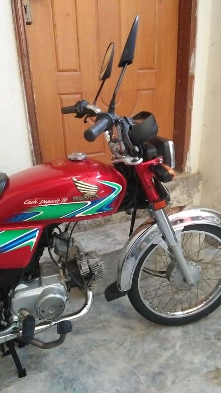 Honda 70 cc 2018 modal bio matic majood hai 12