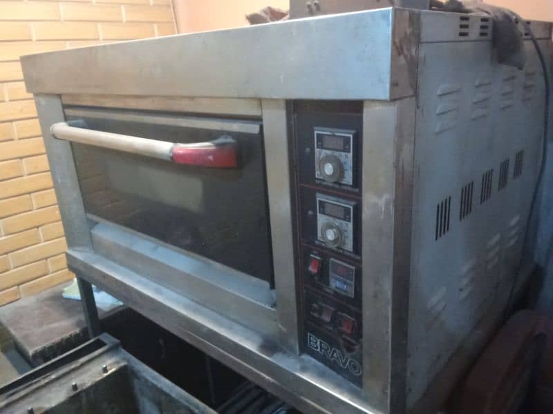 pizza oven and 32 litre fryer 2