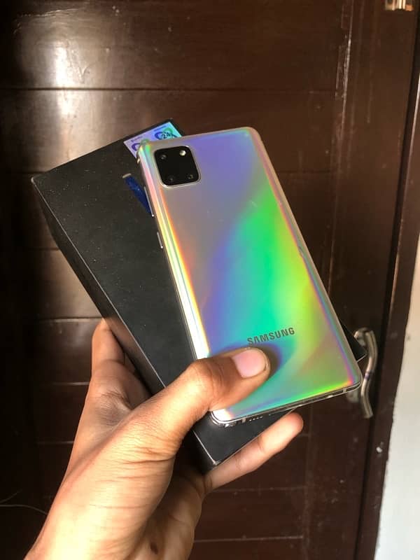 Samsung note 10 lite with box Pta Approved 11