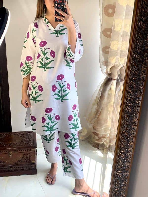 2 Pcs Stitched Suit Free Home Delivery 1