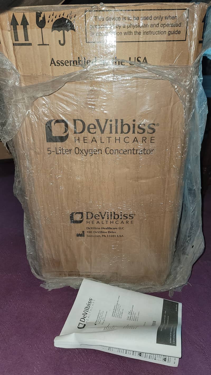 De vilbis Oxygen concentrator with cylinder 4