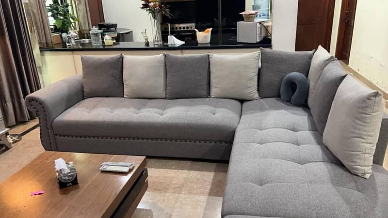 L Shaped Sofa Set 5