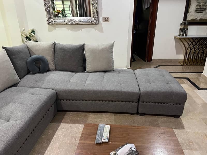 L Shaped Sofa Set 7