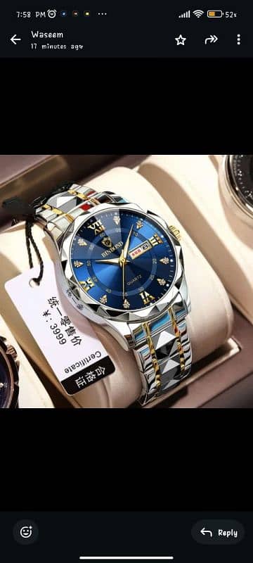 men watch waterproof/AVAILABLE contact 03430896815 6