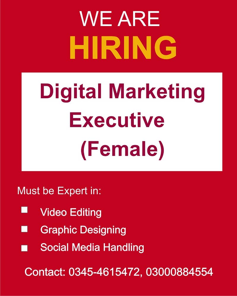  Job Opportunity for Female Video Editing Digital Marketers!  1