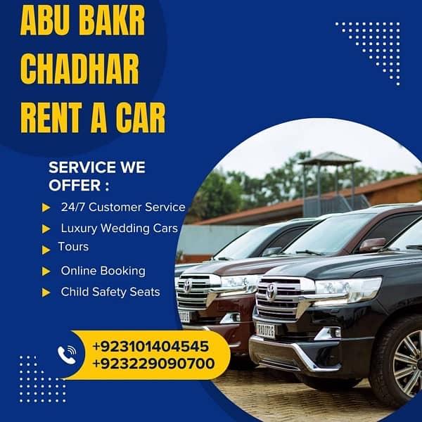 rent a car/ car rental lahore/ best wedding cars/tour to norther area 0