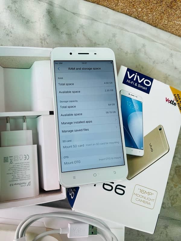 Vivo Y66 (4gb/64gb)urgent Sale. 0/3/2/9/7/7/5/7/4/1/3 2