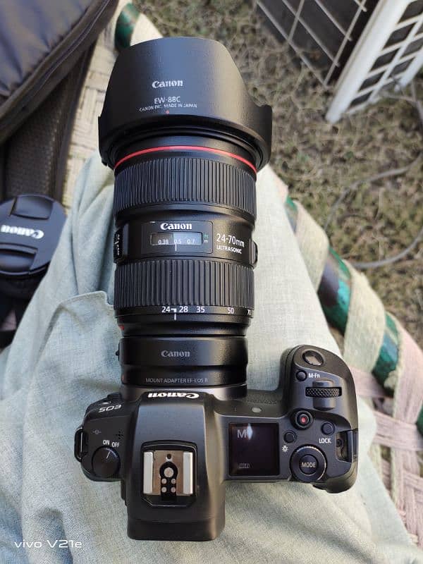 Canon EOS R with 24-70mm USM Lii f2.8 18