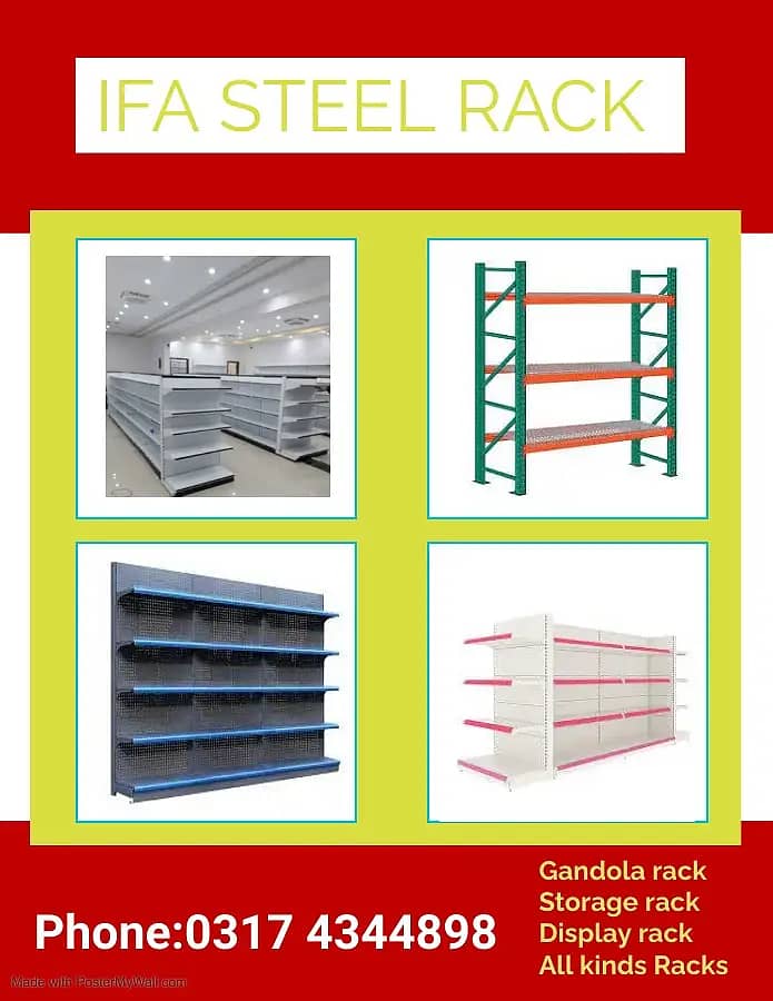 Departmental store racks,Pharmacy racks, warehouse racks, Grocery rac 13