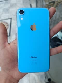 Iphone xr Blue colour 64gb 10by10 lush condition all okay