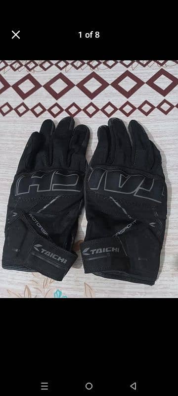 Genuine Taichi Motorcycle safety riding gloves in brand new condition 0