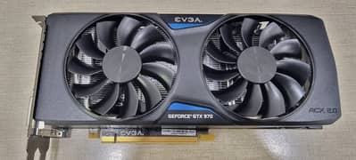 EVGA GeForce GTX 970 4GB 256Bit SC Gaming Graphics Card (Excellent)