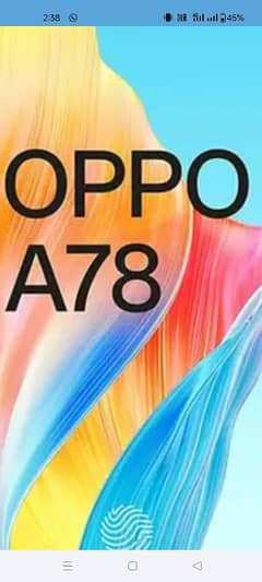 Oppo A78 slightly Used Mobile phone For Sale in Valencia