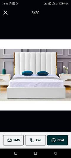 king size double bed with 2 side tablea WhatsApp 0312 0791309