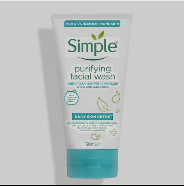 Simple  Purifying Facial Wash 0