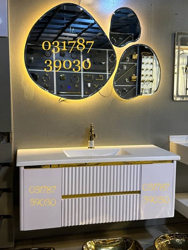 vanity/ marble vanity/ tile vanity/ vanity/corian vanity/ PVC BATHROOM 5