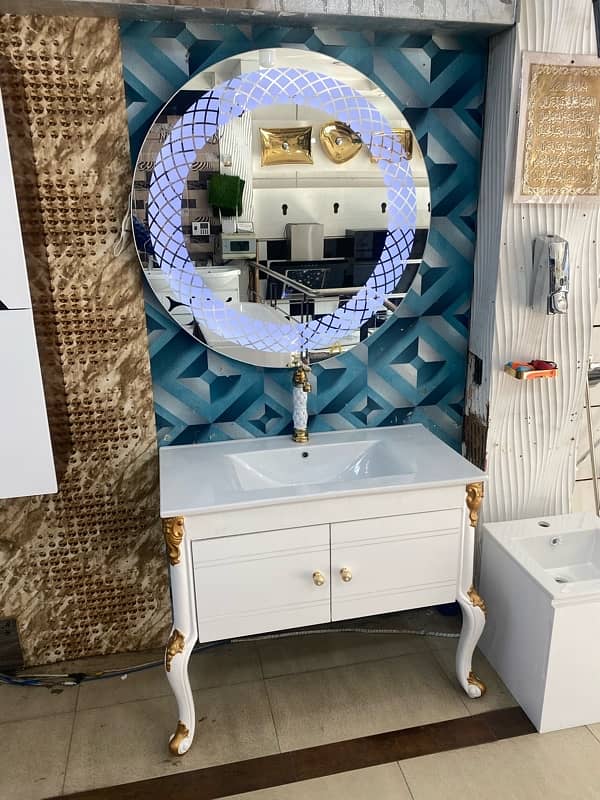 vanity/ marble vanity/ tile vanity/ vanity/corian vanity/ PVC BATHROOM 19