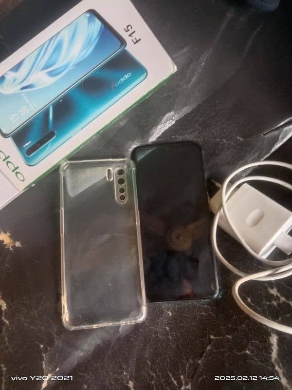 Oppo f15 good condition 10 by 10 8/256gb 6