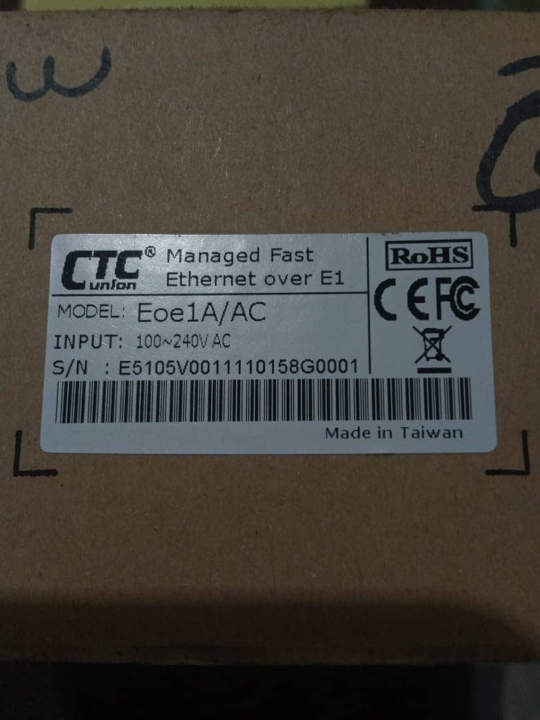 Ethernet over E1 Converter 3