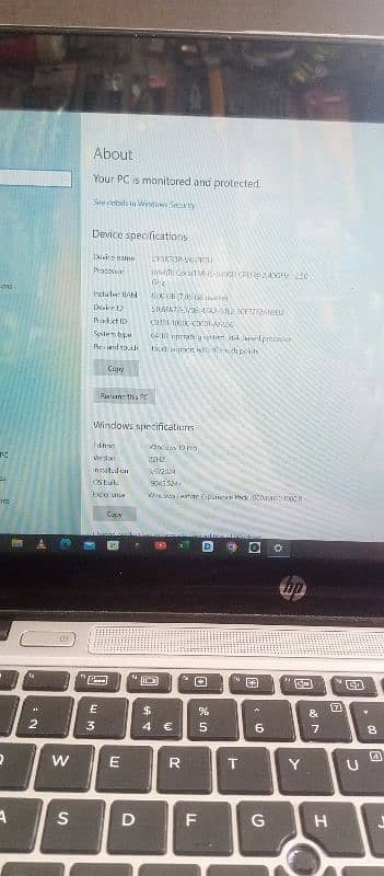 HP 820 touch G3 i5 6th 08GB 256 SSD 4