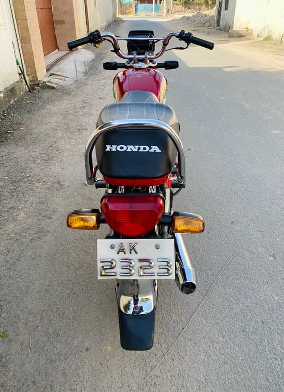 Honda Cd 70 2022 Model Golden Number 5