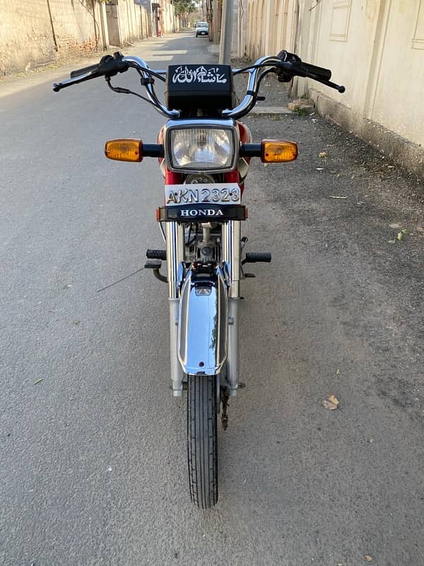 Honda Cd 70 2022 Model Golden Number 6