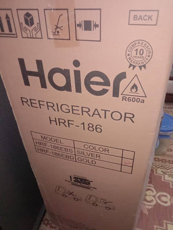 Haier fridge brand new unused 1