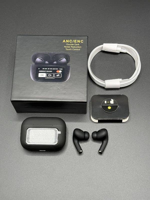 A9 PRO Air Pods ANC/ENC Black Edition 1