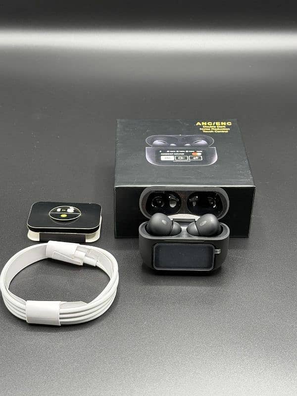 A9 PRO Air Pods ANC/ENC Black Edition 2