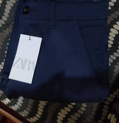 ZARA original MEN pants navy blue waist 34-35