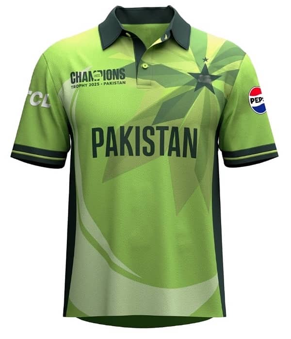 Pakistan Cricket Jersey 2025 Champions Trophy 3