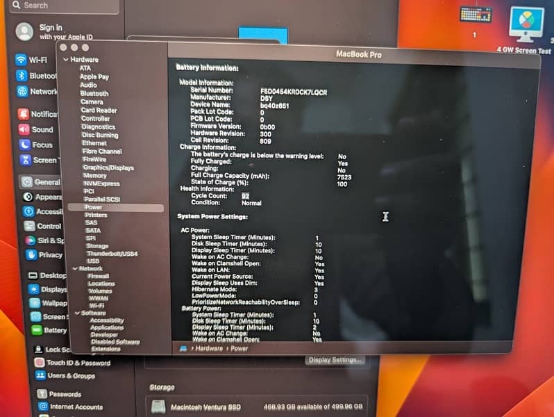 MacBook Pro 2019 Display 16: RAM 64GB : 512 SSD: 8GB graphic Card 4