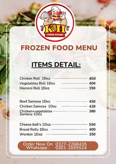 frozen items available here