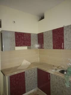 New Flat (1st F)Available for Sale(32Lacs ) at Liaquatabad No 4 Amjad Sabri wali Gali American Kitchen.