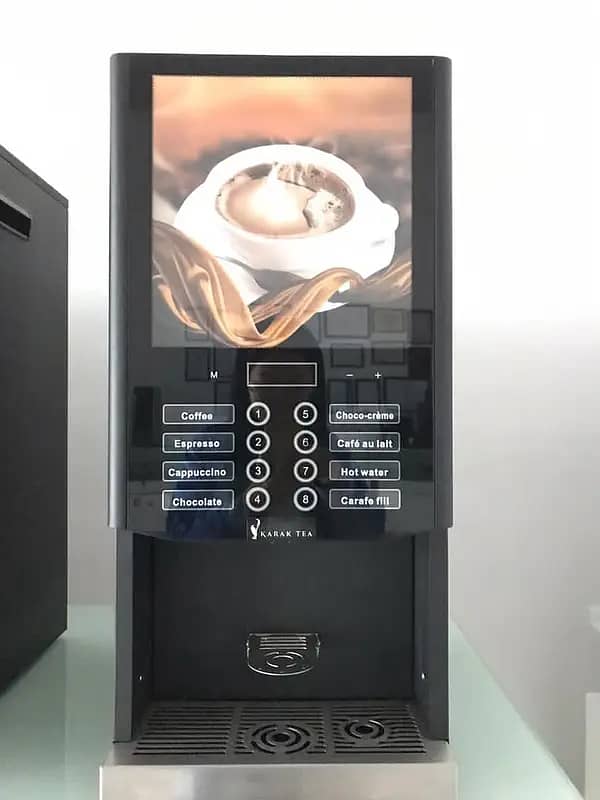 2 channel Karak instant Tea and Coffee vending machine / Coffee vandi 2