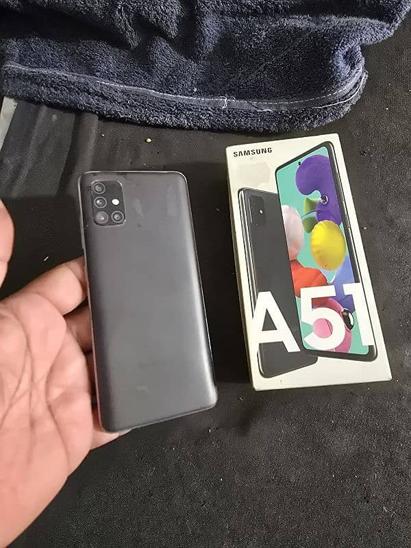 Samsung a51 6/128 official pta approved dual sim with box 1