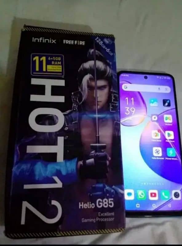 INFINIX HOT 12 . . . 6+5 GB/128 PTA APPROVED Processor Helio G85 16