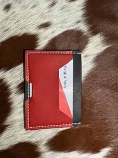 leather wallet & card holder