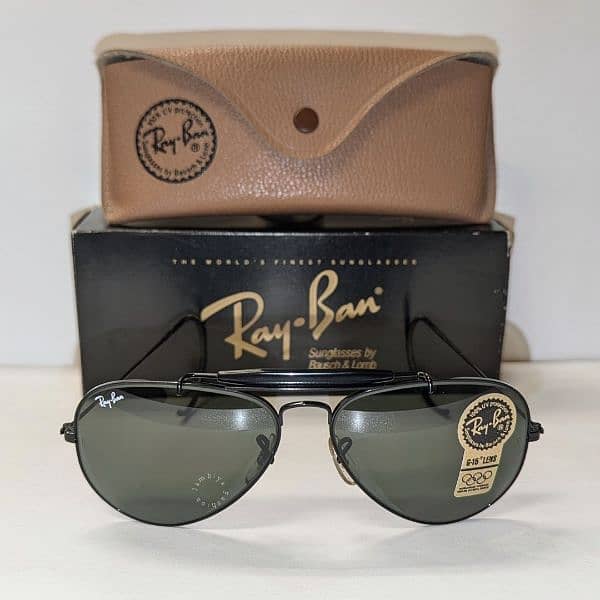 Ray Ban Bausch and Lomb USA Sunglasses, Gold Plated, Vintage 1