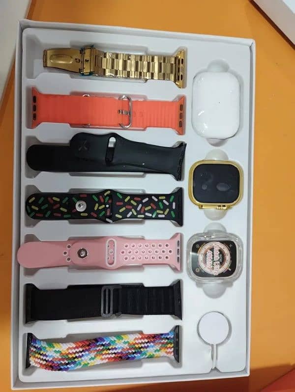 i20 ultra max suit Smart watch with straps in different random colour 1