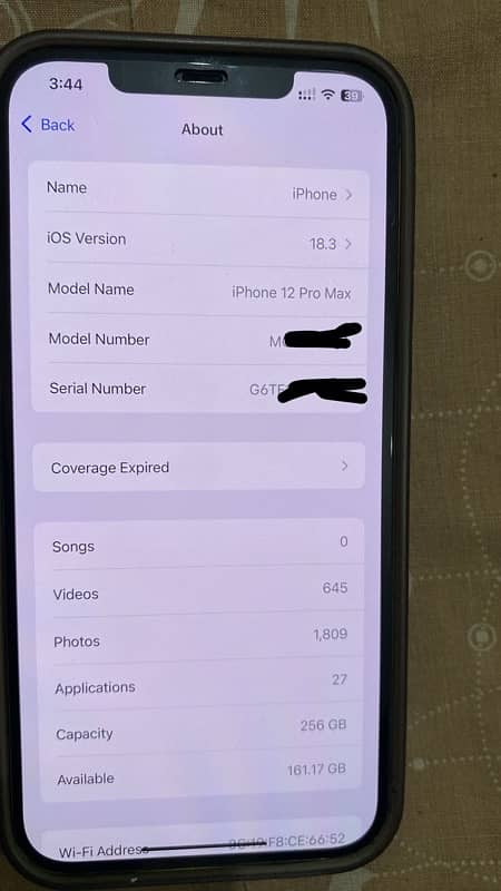 iphone 12 pro max dual sim Phissical aproved 256 gb full box 0