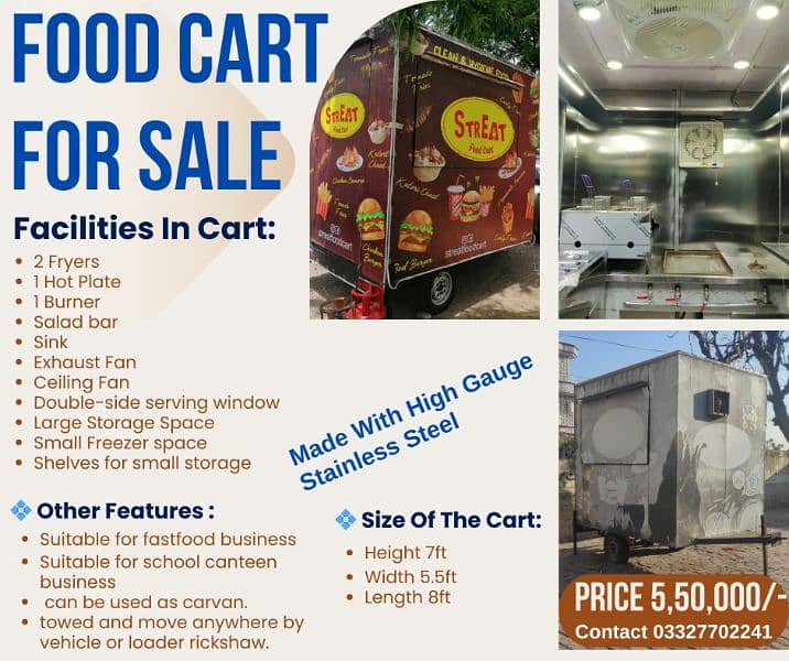 Food Cart For Sale 4