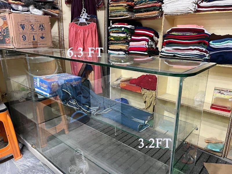 counter tables and glass showcase for sale 3